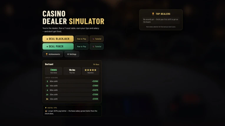 Casino Dealer Simulator Image