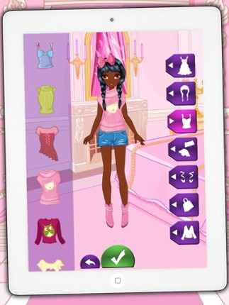 Fashion and design games – dress up catwalk models and fashion girls screenshot