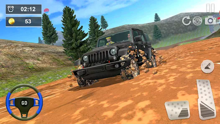 Offroad Jeep Driving - 3D Game screenshot