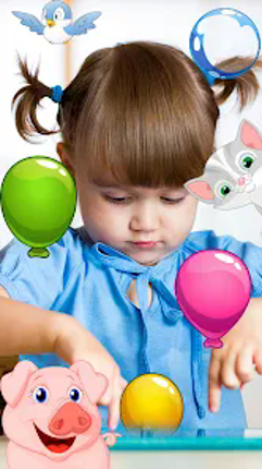 Balloon pop - toddler games Image