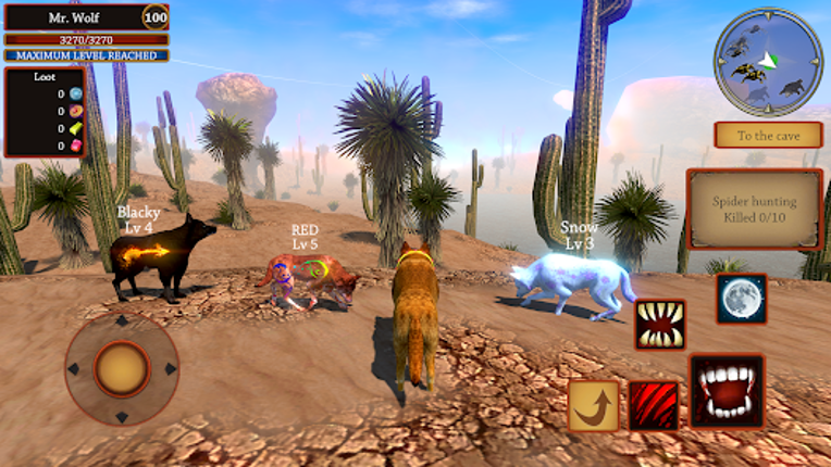 Wolf Simulator - Animal Games screenshot