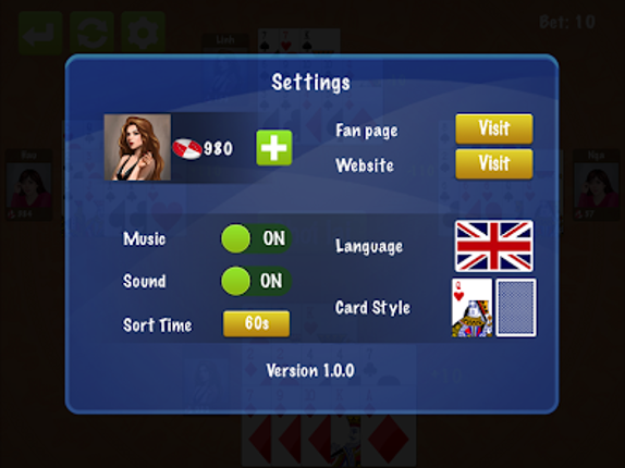 Mậu Binh screenshot