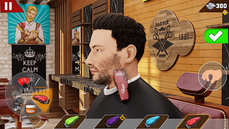 Hair Cut Barber Shop Games screenshot