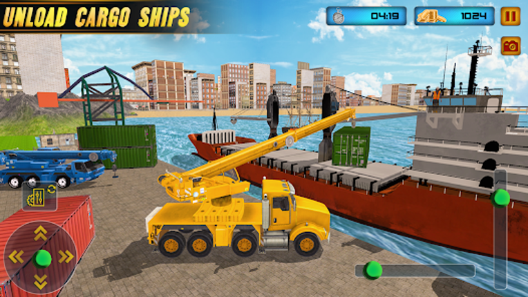 Crane Driving Simulator Game screenshot