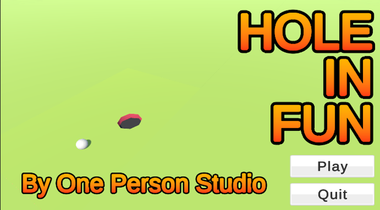 HOLE IN FUN Game Cover