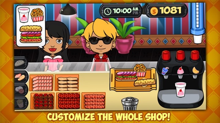 My Sandwich Shop - Fast Food Store & Restaurant Manager for Kids screenshot