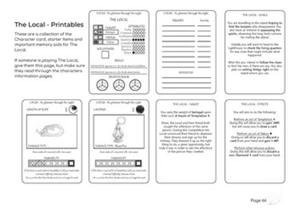 No Glimmer Through the Night - A Starter Story for Locus Image