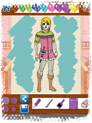 Prince Paint Draw Printable Coloring Pages Free screenshot