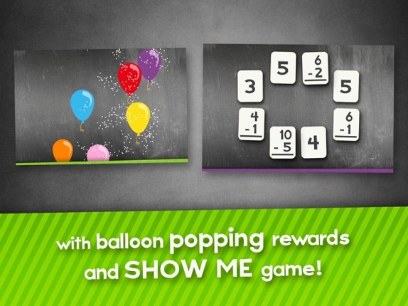 Subtraction Flash Cards Match Math Games for Kids screenshot