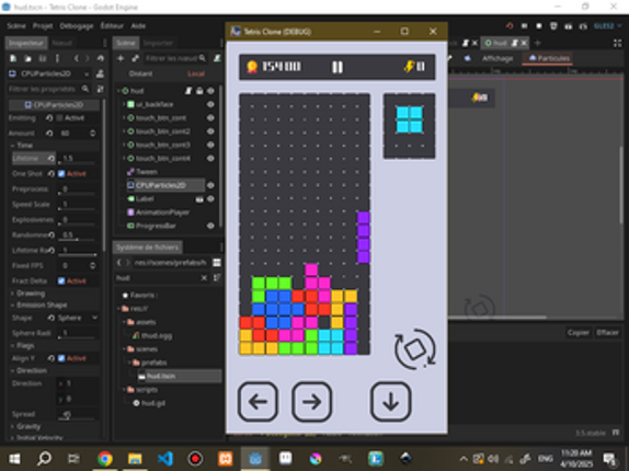 Tetris Clone in Godot Image