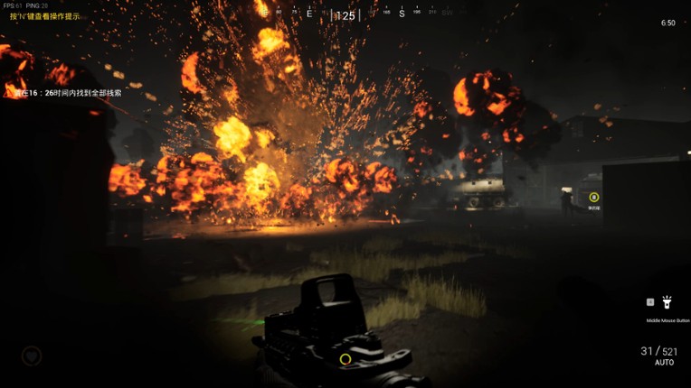 The AC130 slays the zombies. screenshot