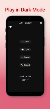 9th Grade Math Challenge screenshot