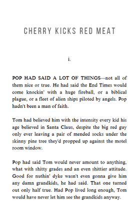 Cherry Kicks Red Meat screenshot