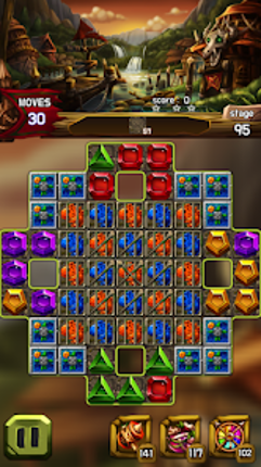 Jewel Amazon : Match 3 Puzzle screenshot