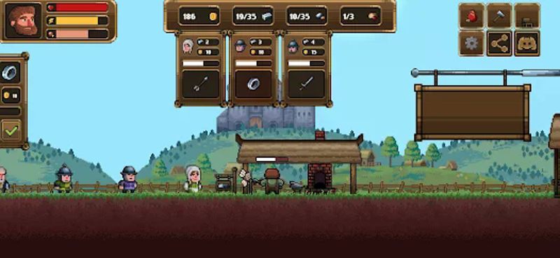 Hammer & Steel: idle business screenshot
