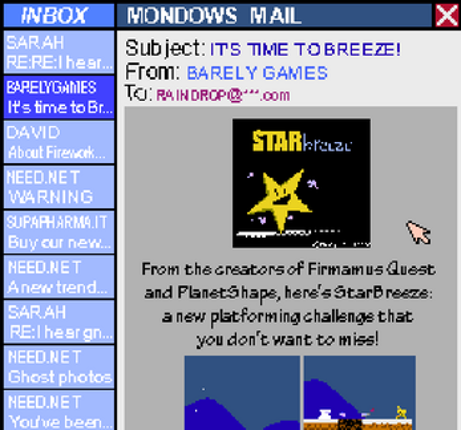 Discomfort screenshot