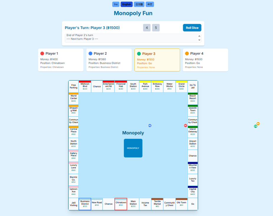 Games like JSMonopoly