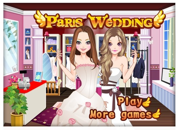 Paris Wedding - Dress up and make up game for kids who love wedding and fashion Image