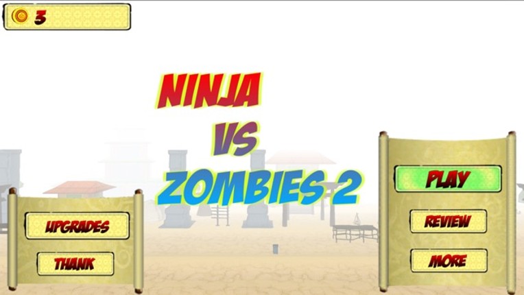 Royal Baby Ninja Vs Zombie Simple 3d Free Game screenshot