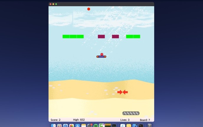 Simple Brickout screenshot