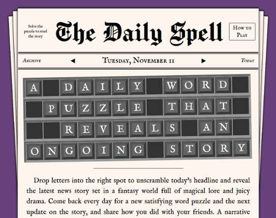 The Daily Spell Image