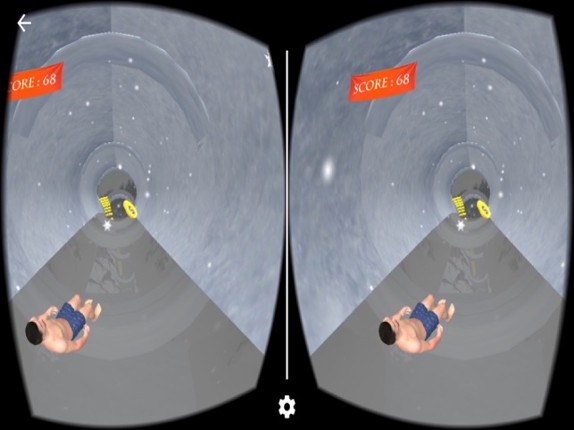 VR Speed Slide Snow 2017 : For VR Card Board screenshot