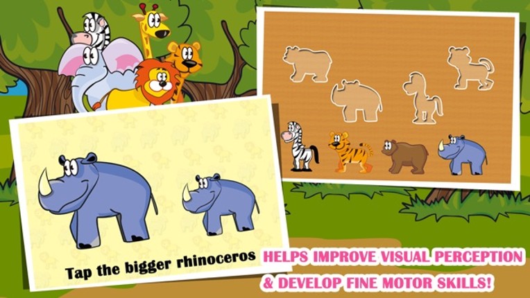 Animals Toddler Preschool FREE -  All in 1 Educational Puzzle Games for Kids screenshot