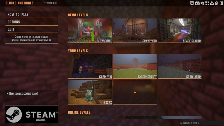 Blocks and Bones screenshot