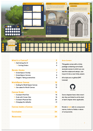 Canvas and Canvas Scaler - The Unity UGUI Guide screenshot