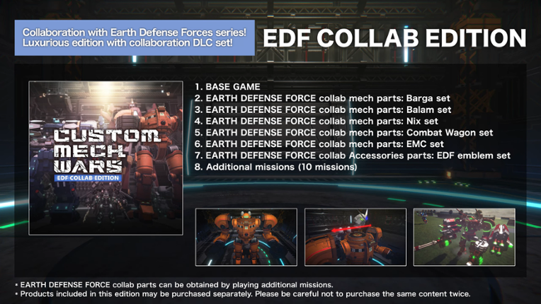 Custom Mech Wars: EDF Collab Edition Image