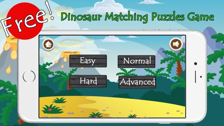 Dinosaur Matching Remember Puzzles Games For Kids screenshot