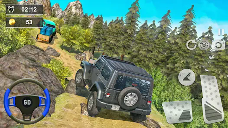 Offroad Jeep Driving - 3D Game screenshot