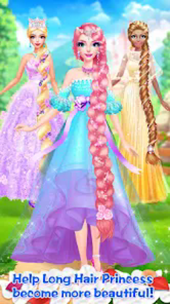 Long Hair Princess Salon Games screenshot