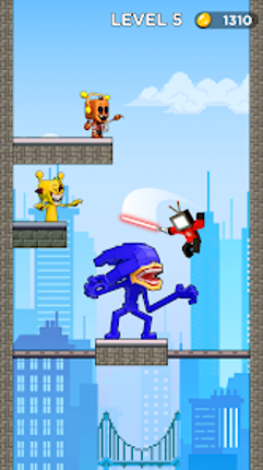 Hero Teleport: Toilet Fight screenshot