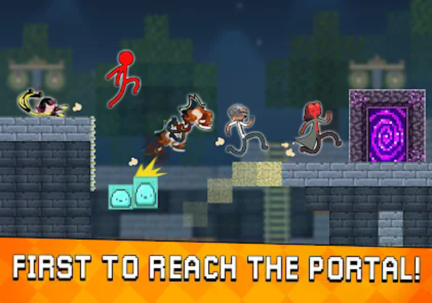 Stickman Parkour screenshot