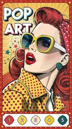 PopArt Color Paint By Number screenshot