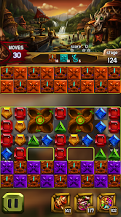 Jewel Amazon : Match 3 Puzzle screenshot