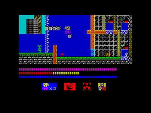 Batmanolo contra el ataque mutante a Lloricatown - ZX Spectrum 48k Image