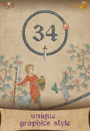 [DEMO] Marginalia Hero - medieval one tap RPG Image