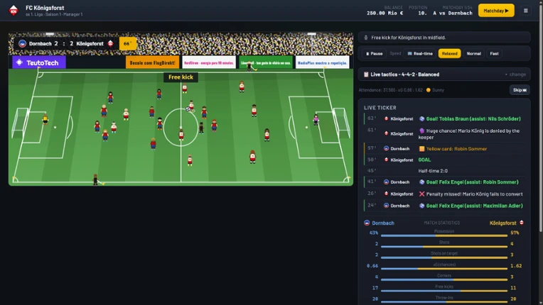 HALFTIME Manager Image