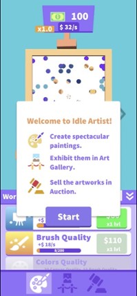 Idle Painting screenshot
