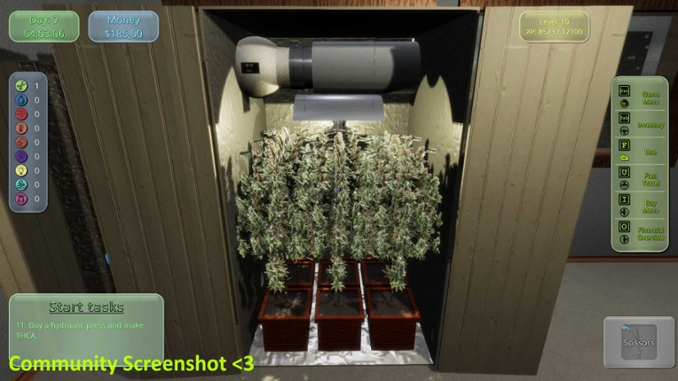 Medicinal Herbs - Cannabis Grow Simulator screenshot