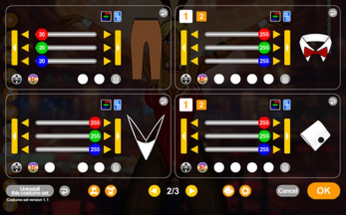 PCS#02 Aggressive Bunny Suit - Touch The Girl! additional costume set Image