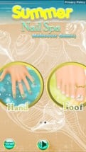 Summer Nail Spa Makeover Games Image