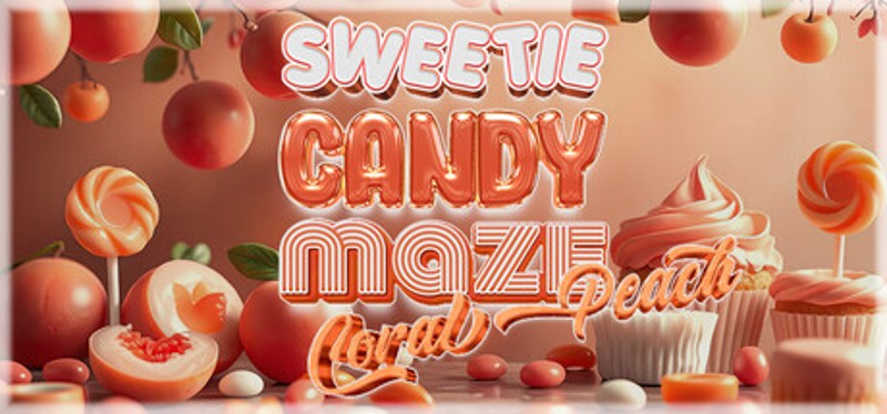 Sweetie Candy Maze: Coral Peach Image