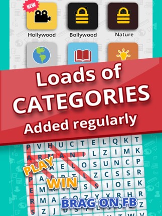 Word Search Multiplayer - Trends and Titbits screenshot