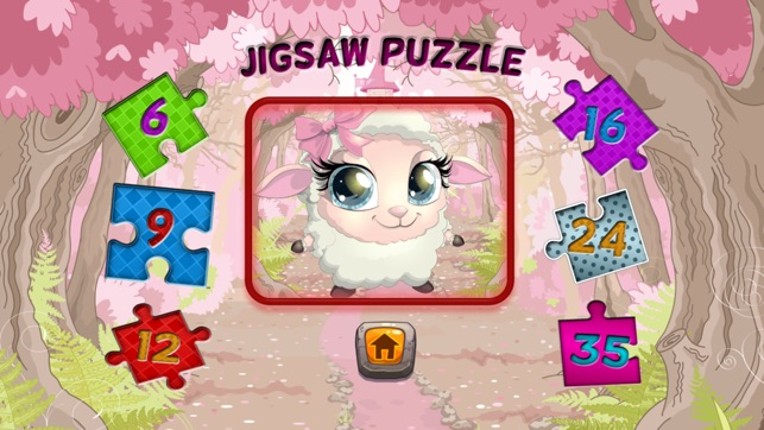 Animal Jigsaw Puzzle games Children's colorful Image