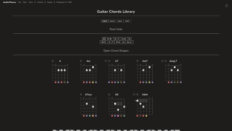 AudioTheory Guitars screenshot