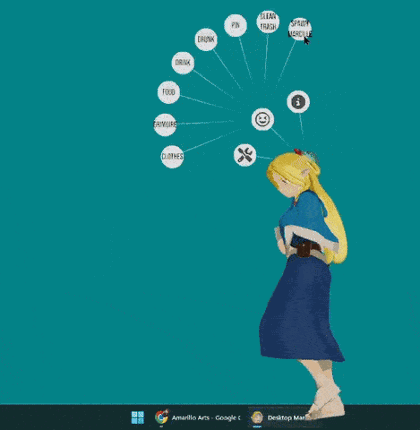 Desktop Marcille - Yet Another Virtual Pet Elf screenshot