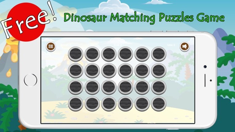 Dinosaur Matching Remember Puzzles Games For Kids Image